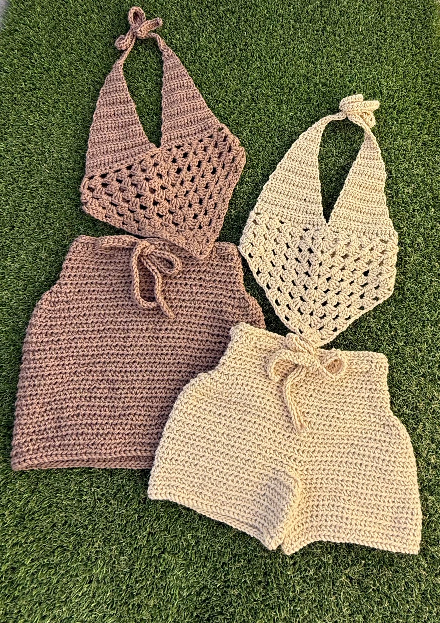 Western Bandana Top + Skirt Set