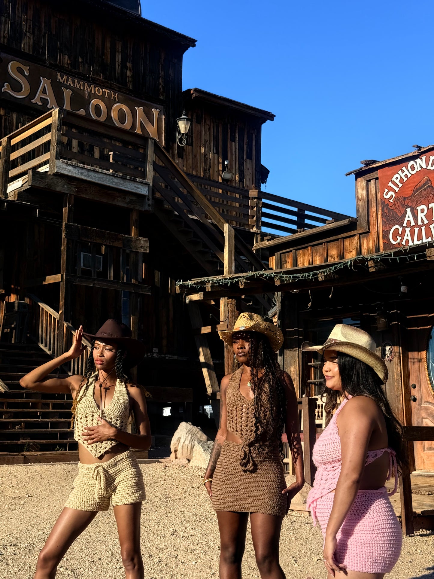 Western Bandana Top + Skirt Set