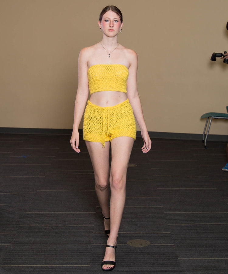 Bandeau Top+ Shorts Set