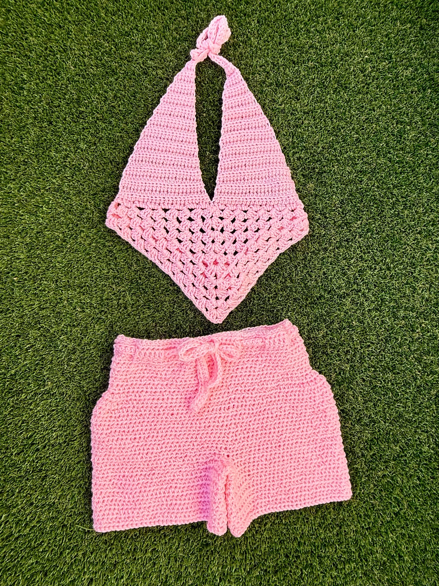 Western Bandana Top + Shorts Set